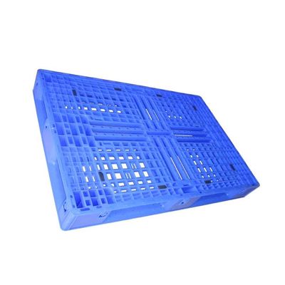 Μπλε ανθεκτικοί τρεις δρομείς παλετών 1200 X 800 πολυαιθυλενίου ευρο- πλαστικών