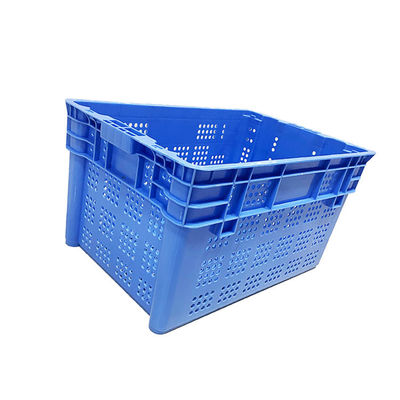 Stackable Nestable πλαστικό κλουβί 600X400mm κύκλου εργασιών HDPE για το λιμένα