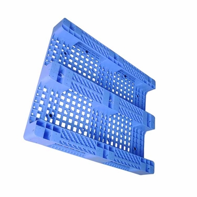 HDPE μπλε ανθεκτικό στερεό επίπεδο παλετών Rackable πλαστικό που βασανίζει 1200x1000mm