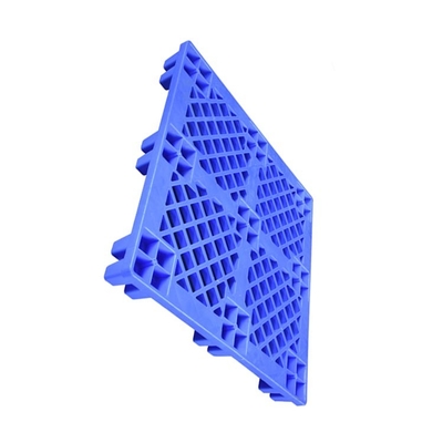 Μπλε HDPE Nestable πλαστική παλέτα 1100 X 1100 X 145 φορτίων παλετών 2000Kg στατική