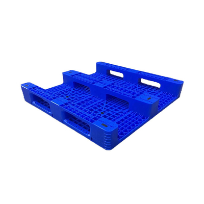 Μπλε αντιολισθητικές HDPE πλαστικές παλέτες 1100 X 1100 X 155 για το εργοστάσιο/το λιμένα τροφίμων