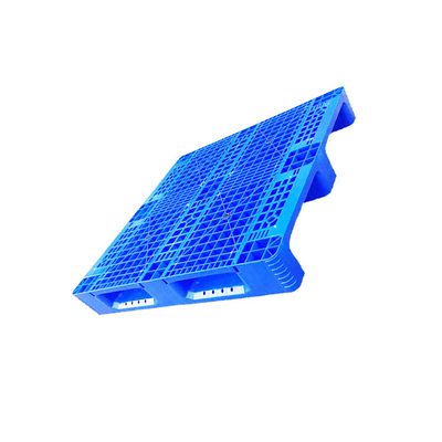 Μπλε HDPE PP αντιολισθητική πλαστική παλέτα 1100 X 1100 X 155 παλετών για το εργοστάσιο τροφίμων