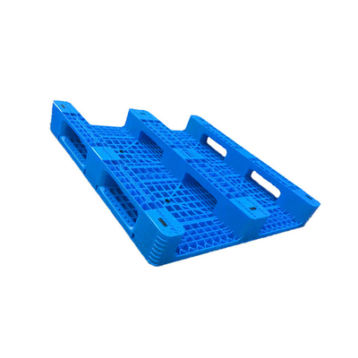 1100 X 1100 μπλε HDPE πλαστικές παλέτες 100% Rackable ανακυκλώσιμες για το εργοστάσιο ιατρικών συσκευών