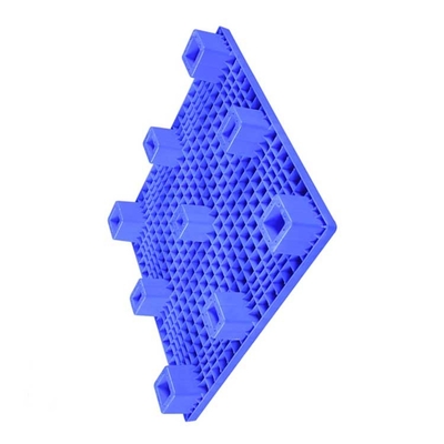 Μπλε HDPE PE παλέτα φορμών εγχύσεων πλέγματος απλή 1000 X 1000 χιλ. Nestable για το εργοστάσιο τροφίμων