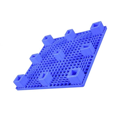 Μπλε HDPE PE παλέτα φορμών εγχύσεων πλέγματος απλή 1000 X 1000 χιλ. Nestable για το εργοστάσιο τροφίμων