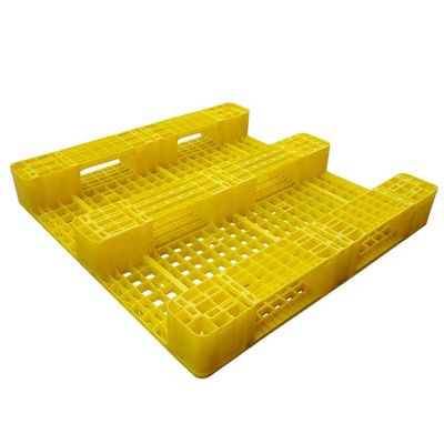 Κίτρινες πλαστικές παλέτες 110x110cm πλαστικό ευρο- ύφος παλετών αποθήκευσης