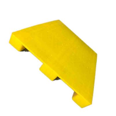 Κίτρινη εγκεκριμένη USDA πλαστική εξαγωγή 120x100cm PE αποθήκευσης παλετών