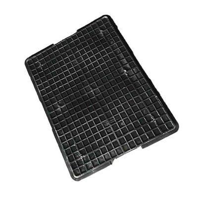 Πλαστικό κινούμενο κιβώτιο 40L κιβωτίων 540*420 PE ESD μαύρο πλαστικό λογιστικό