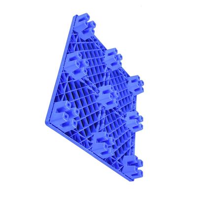 Ενιαία πλαστική παλέτα 1100 X 1100 PE προσώπου για το δυναμικό φορτίο αποθηκών εμπορευμάτων 600Kg