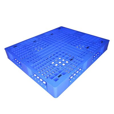 HDPE πλαστικές παλέτες 1.2x1m στερεά τοπ παλέτα Rackable για το στατικό φορτίο αποθηκών εμπορευμάτων 0.8T
