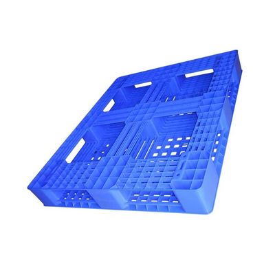 HDPE μπλε στερεός πλαστικός σταύλος ύφους παλετών 1200*1000 ευρο- με βάση τις διαστάσεης