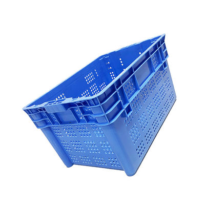 Stackable Nestable πλαστικό κλουβί 600X400mm κύκλου εργασιών HDPE για το λιμένα
