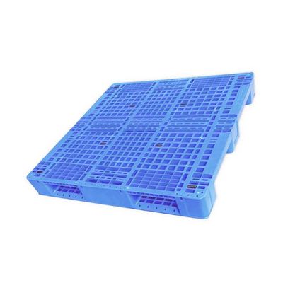 1100x1100 HDPE Stackable πλαστική παλέτα δυναμικό 2.5T μπλε 13.8Kg