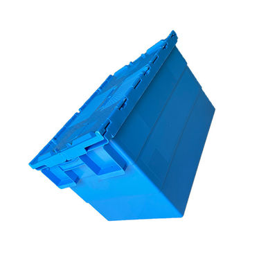 HDPE Stackable 600x400 που συσκευάζει το βιομηχανικό λογιστικό μπλε ανακυκλώσιμο πλαστικό κιβωτίων