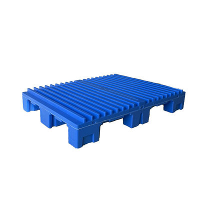 Stackable HDPE παλετών 4000Kg στατικό φορμαρισμένο έγχυση πλαστικό μπλε