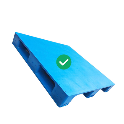 Υγιεινό φορμαρισμένο έγχυση πλαστικό HDPE 4T παλετών στατικό φορτίο Rackable
