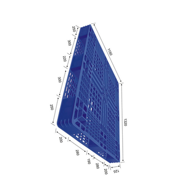 1320X1150 πλαστική HDPE παλετών εξαγωγής αποθήκη εμπορευμάτων 1200Kg δυναμική
