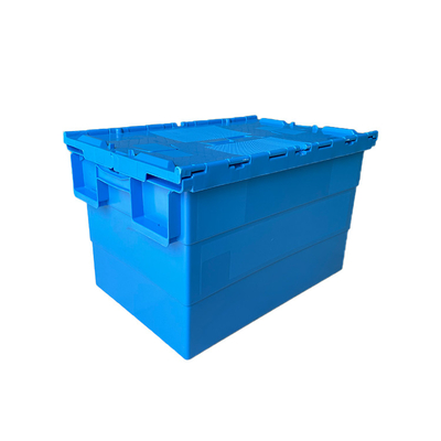 HDPE φορτίων 50Kg αποθηκών εμπορευμάτων κιβωτίων 600x400x365mm πλαστικά κινούμενα πλαστικά κλουβιά