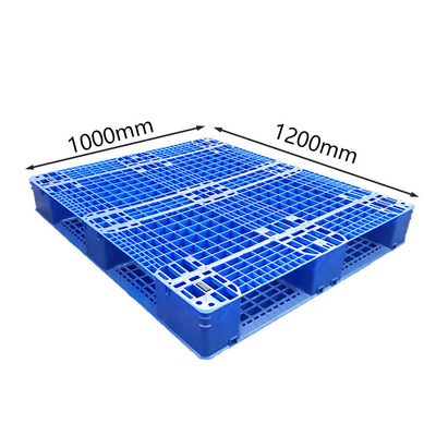 HDPE πλαστικές παλετών 1200 X 1000 παλέτες εξαγωγής αποθηκών εμπορευμάτων 1500Kg δυναμικές πλαστικές