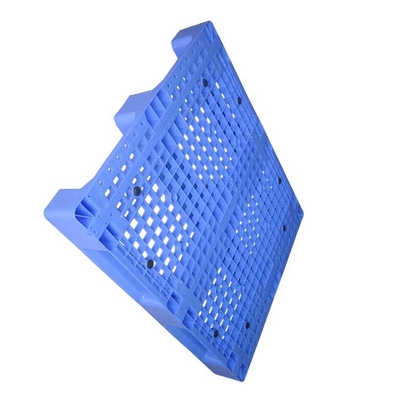 HDPE μπλε ανθεκτικό στερεό επίπεδο παλετών Rackable πλαστικό που βασανίζει 1200x1000mm