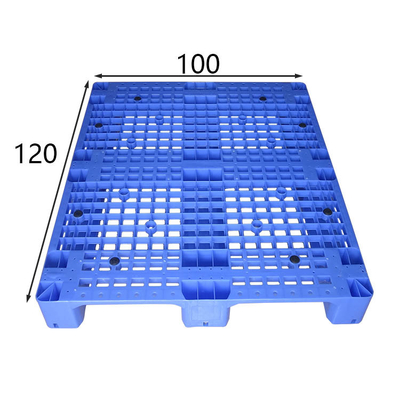 HDPE μπλε πλαστικές παλέτες Rackable 1200X1000Mm οξέα ανθεκτικά
