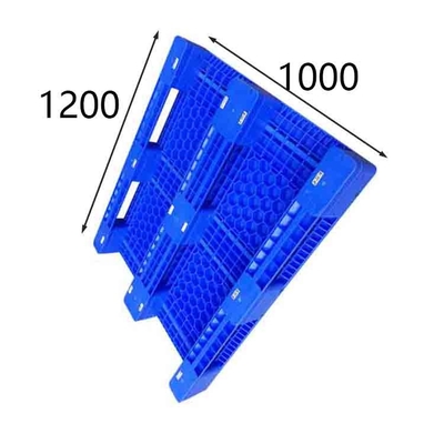 1200x1000 Nestable πλαστική παλέτα 4 είσοδος τρόπων αλόγονο φορτίων ραφιών 1200 κλ μη